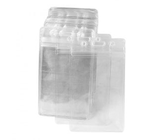 Portatarjetas de vinilo suave Vertical 107x80 mm