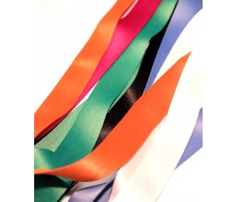   Lanyard de satén sin inscripción de color 20x900mm - Con mosquetón de gota