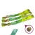 Brazalete de R-PET (Hecho de botellas de PET recicladas, 15x340mm, impresión a color en un lado) - con anillo de bambú-plástico autoadhesivo
