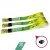 Brazalete de R-PET (Hecho de botellas de PET recicladas, 15x340mm, impresión a color en un lado) - con anillo de plástico autoadhesivo