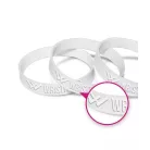 Pulsera de Silicona - Con relieve