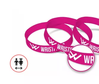   Pulsera de silicona - Con inscripción en un solo color - Tamaño infantil
