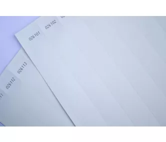 Pulseras especiales Tyvek de 1" para impresoras láser