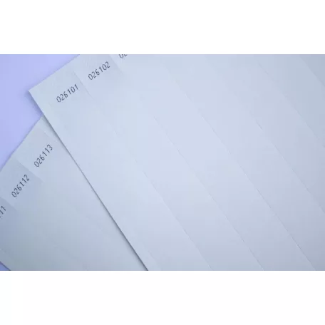 Pulseras especiales Tyvek de 1" para impresoras láser