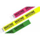 Pulsera Tyvek de 1" con diseño - BACKSTAGE