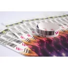 Pulseras Tyvek de 3/4" con impresión a color y código de barras