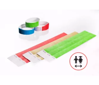   Pulsera de Tyvek 3/4" - Para Niños (20cm) - Sin inscripción
