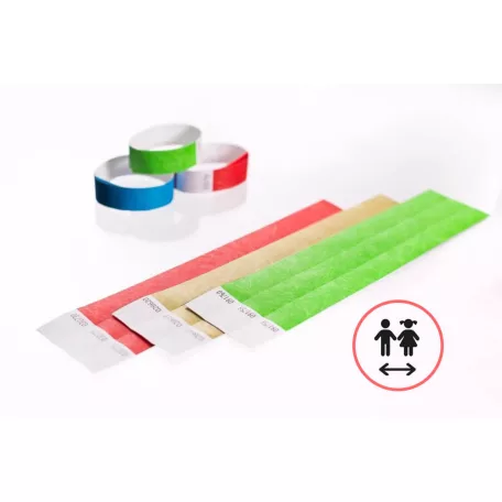 Pulsera de Tyvek 3/4" - Para Niños (20cm) - Sin inscripción