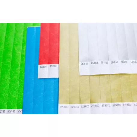 Pulsera de Tyvek 3/4" - Para Niños (20cm) - Sin inscripción