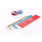 Pulseras Tyvek de 3/4" con texto fosforescente