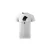 Camiseta unisex con cuello redondo y texto personalizado