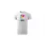 Camiseta con cuello redondo para hombre/mujer con impresión por sublimación en color personalizada