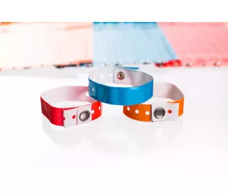 Pulseras de Vinilo Recto Reutilizable - Sin inscripción