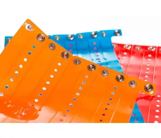 Pulseras de Vinilo Recto Reutilizable - Sin inscripción