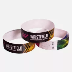 PULSERAS CON CÓDIGO DE BARRAS Y COLOREADAS
