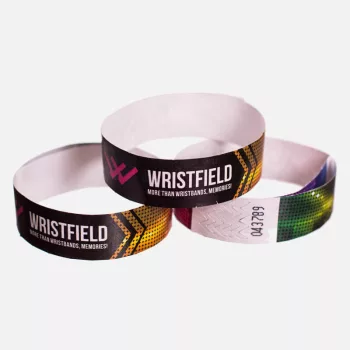 PULSERAS CON CÓDIGO DE BARRAS Y COLOREADAS