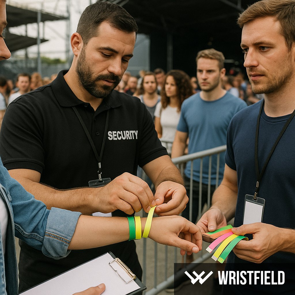 Preguntas frecuentes sobre pulseras para eventos: tipos, tamaños, impresión, numeración, marcado UV, cantidades y plazos