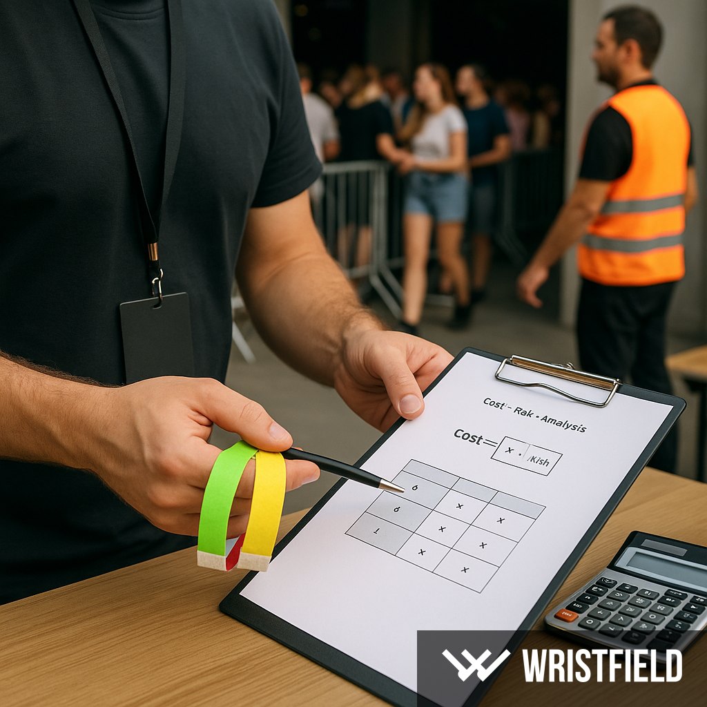 Cómo calcular la relación coste-riesgo al elegir pulseras para eventos: modelo de decisión para organizadores