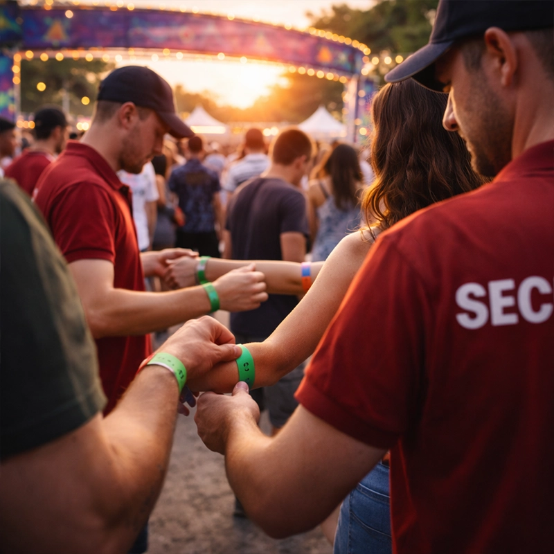 Tyvek vs Vinilo: comparación detallada - ¿Qué pulsera es la mejor para tu evento?